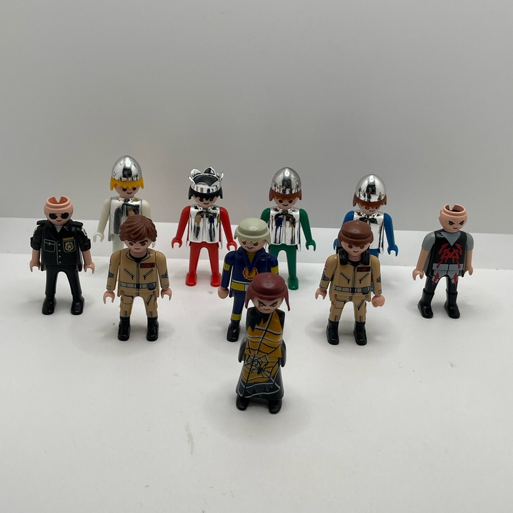 Playmobil Mixed LOT Of 10 Figures People Guards & Ghostbusters
